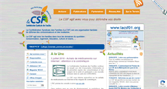 Desktop Screenshot of la-csf.org